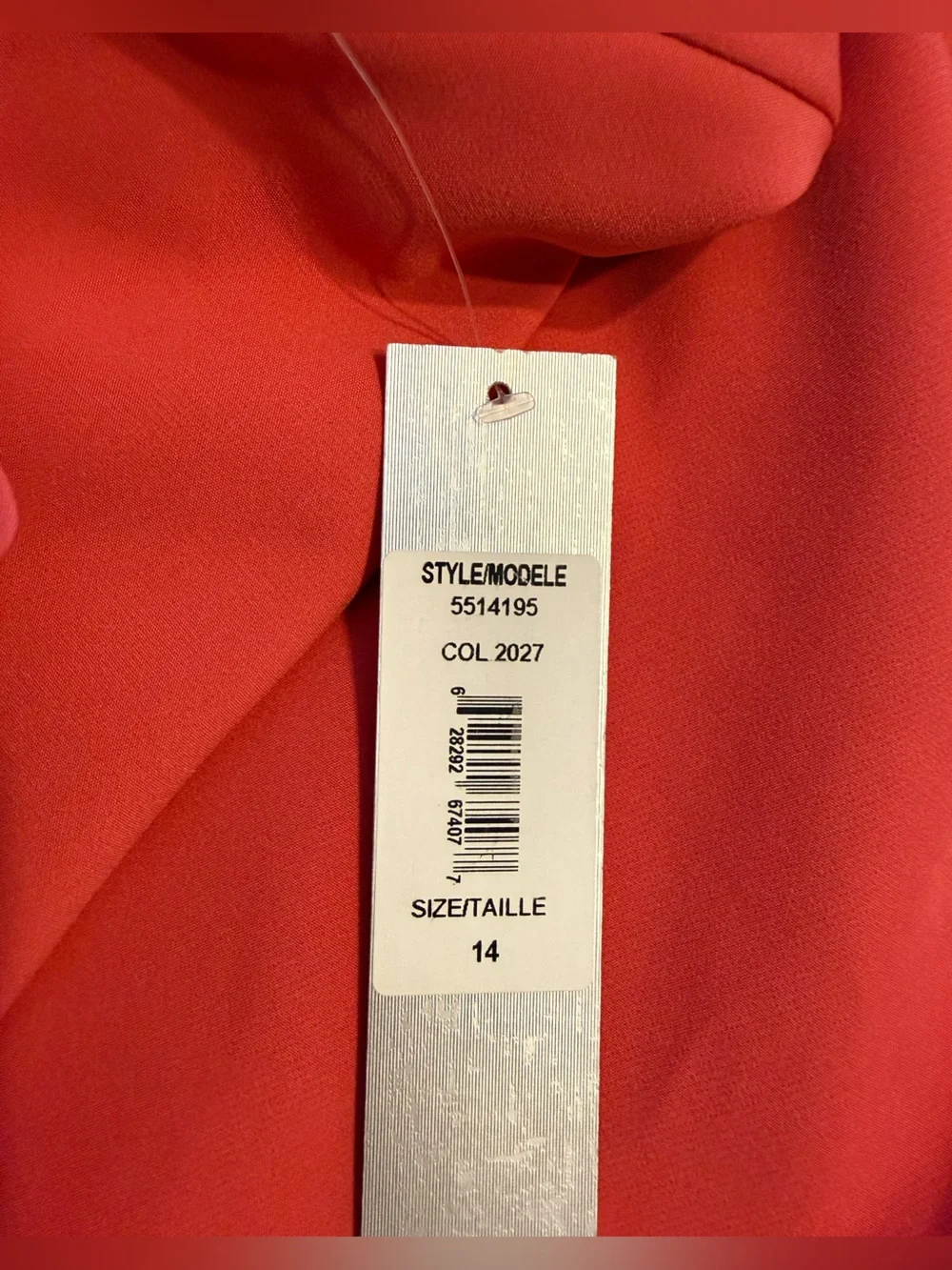 NEW KAY UNGER Pleated Waist Crepe A-line GOWN DRESS Size 14 $328 PERSIMMON Coral